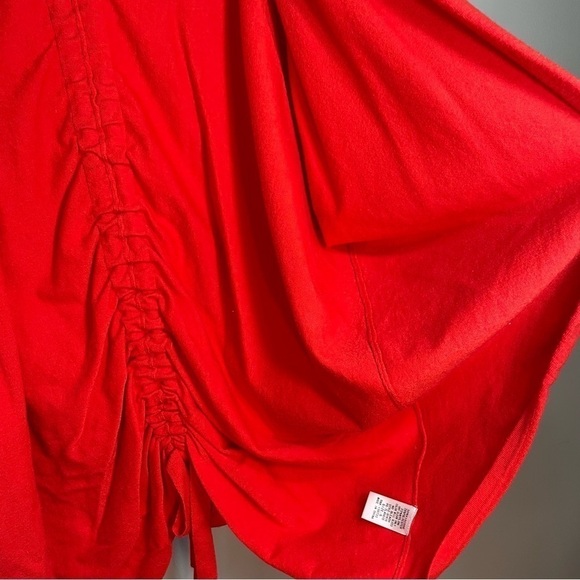 Umgee Open Front Red Cardigan Drop Sleeve Top Size Womens Small - Picture 5 of 9